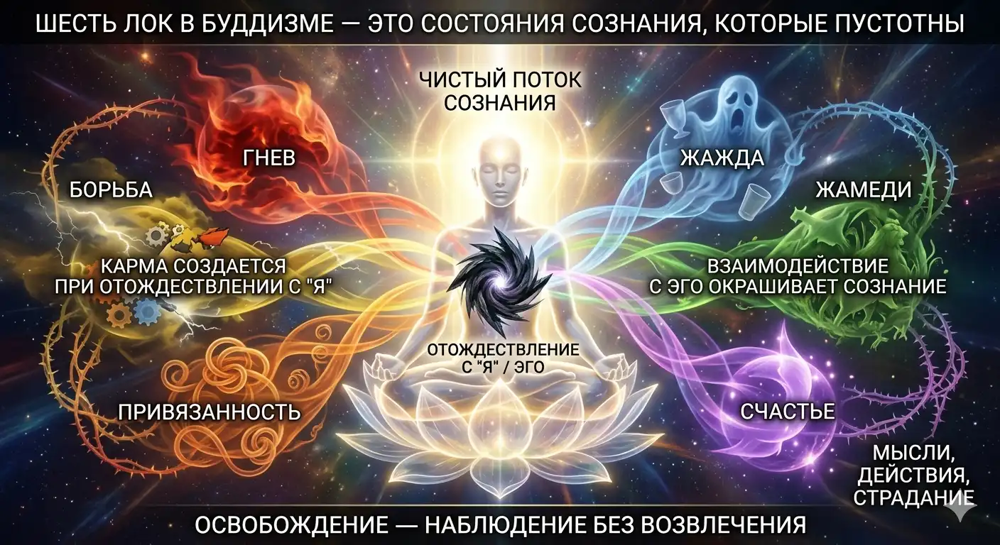 Шесть Лок: Физика состояний и Механика «Я»