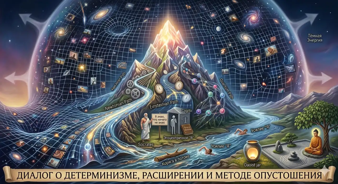 Детерминизм, Расширение и Тёмная Энергия