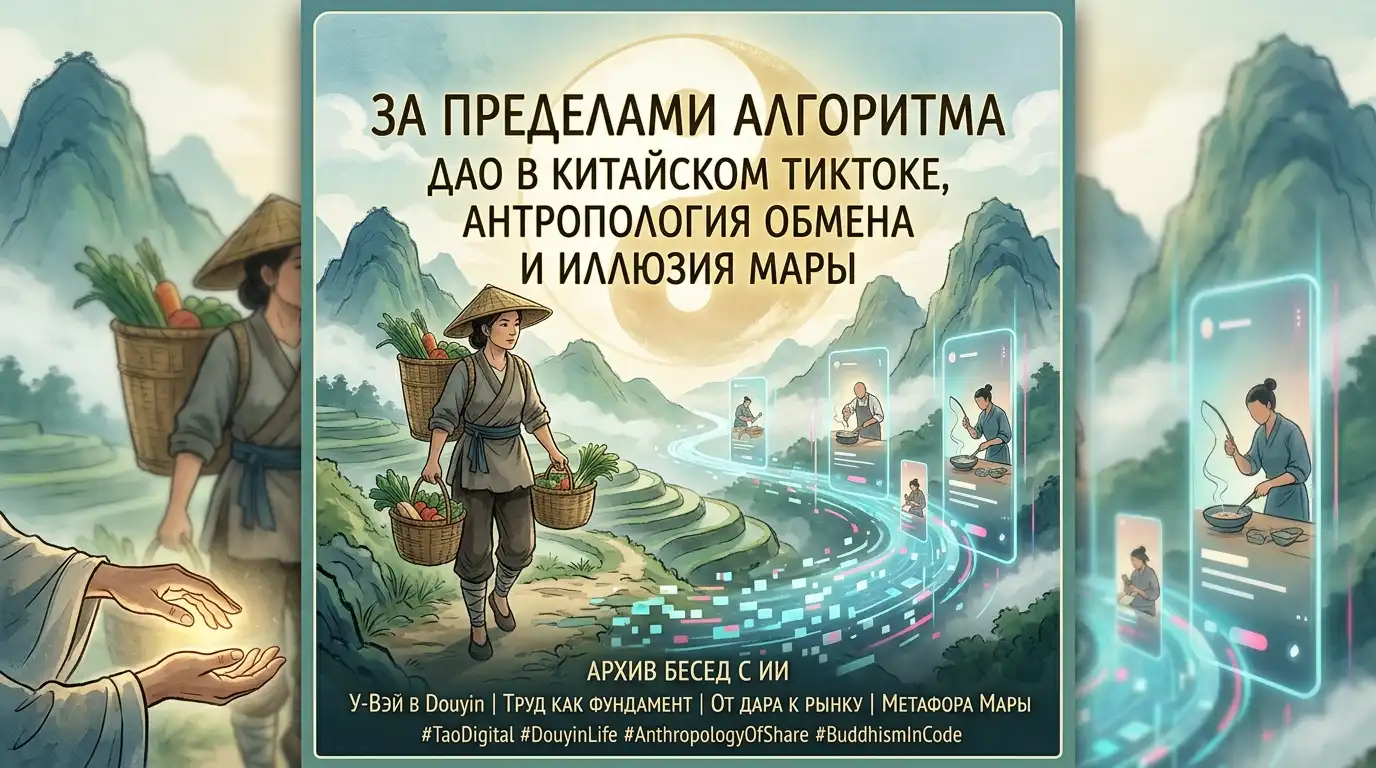 За пределами алгоритма: Дао в китайском ТикТоке, антропология обмена и иллюзия Мары